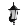 Eterna Veco LED Lantern Outdoor Wall Light with PIR Sensor - Black