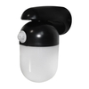 Eterna Well Corner LED Outdoor Wall Light with PIR Sensor - Black