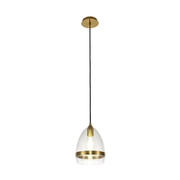 Eva Ceiling Pendant Light - Antique Brass