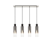Everett Bar Ceiling Pendant Light - Polished Chrome