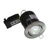 Evolve 5W Warm White Dimmable LED Fire Rated Adjustable Downlight - Satin Nickel