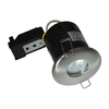 Evolve 5W Warm White Dimmable LED Fire Rated IP65 Fixed Downlight - Satin Nickel