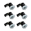 Evolve Fixed Fire Rated IP65 Downlight - White - Pack of 6