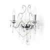 Forum Annalee 2 Arm Wall Light - Polished Chrome