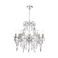 Forum Annalee 8 Light Chandelier - Polished Chrome