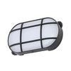 Forum Coastal Capella Oval 15W LED Outdoor Bulkhead - Black