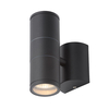 Forum Coastal Islay Outdoor Up & Down Wall Light - Black
