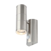 Forum Coastal Islay Outdoor Up & Down Wall Light PIR Sensor - Stainless Steel