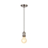 Forum Dale Ceiling Pendant Lamp Holder - Satin Nickel