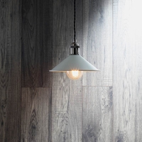 Forum Diner Easy Fit Ceiling Pendant Shade - Matt Grey