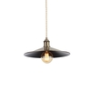 Forum Diner Easy Fit Large Ceiling Pendant Shade - Antique Brass