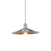 Forum Diner Easy Fit Large Ceiling Pendant Shade - Polished Nickel