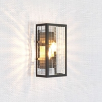 Fulham Bathroom Twin Wall Light - Black