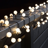 Konstsmide Warm White LED Large Cherry String Lights - 80 Lights