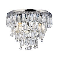 Lavinia Crystal Flush Ceiling Light - Chrome