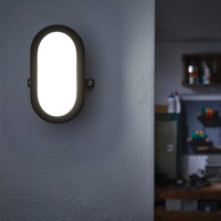 Ledvance 6W Cool White LED Bulkhead - Black