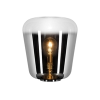 Lucide Glorio Glass Table Lamp - Smoked