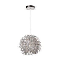 Lucide Noon Ceiling Pendant Light - Satin Chrome