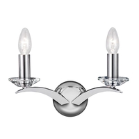 Model 2 Arm Wall Light - Polished Chrome