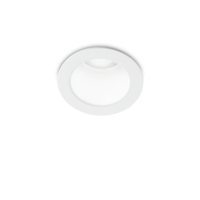Qwark 8W Warm White LED Recessed Fixed Downlight - White