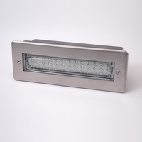 Recessed LED Outdoor Wall Light - Stainless Steel