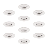 Robus Fire Rated Fixed Downlight - Matt White - Pack of 10