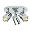 Saxby Knight 3 Light Spotlight Plate - Chrome