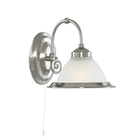 Scroll Wall Light - Satin Silver