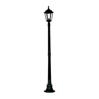 Searchlight Alex Lamp Post - Black