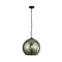 Searchlight Amsterdam 3 Light Glass Ceiling Pendant - Smoked