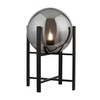 Searchlight Amsterdam Frame Table Lamp - Smoked Glass