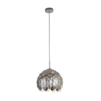 Searchlight Artichoke Ceiling Pendant Light - Silver