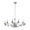 Searchlight Ascot 12 Light Chandelier - Chrome