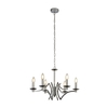 Searchlight Ascot 6 Light Chandelier - Chrome