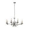 Searchlight Ascot 8 Light Chandelier - Chrome
