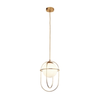 Searchlight Axis Ceiling Pendant Light - Polished Brass