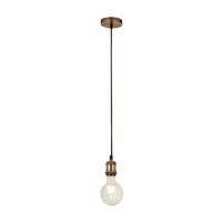 Searchlight Ceiling Pendant Lamp Holder 1.5 Metre - Antique Brass