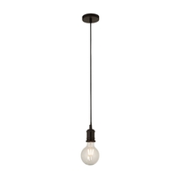 Searchlight Ceiling Pendant Lamp Holder 1.5 Metre - Matt Black