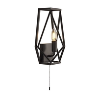 Searchlight Chassis Flush Wall Light - Black