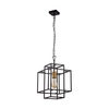 Searchlight Crate Ceiling Pendant Light - Black
