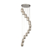 Searchlight Cyclone 12 Light LED Cascade Ceiling Pendant - Smoked Glass