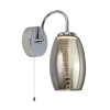 Searchlight Cyclone LED Wall Light - Smoked Glass