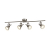 Searchlight Focus 4 Light Spotlight Bar - Satin Silver