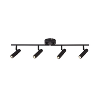 Searchlight Handlebar 4 Light LED Spotlight Bar - Black