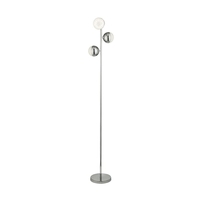 Searchlight Marbles 3 Light LED Floor Lamp - Chrome