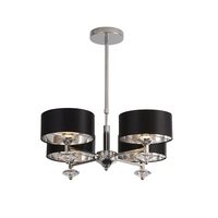 Searchlight New Orleans 4 Arm Ceiling Pendant Light - Chrome