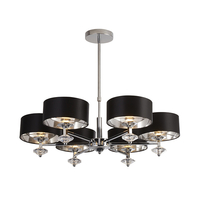 Searchlight New Orleans 6 Arm Ceiling Pendant Light - Chrome
