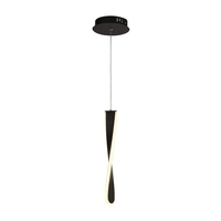 Searchlight Paddle LED Ceiling Pendant Light - Black