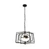 Searchlight Slinky 3 Arm Ceiling Pendant Light - Matt Black