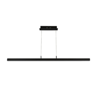 Searchlight Tribeca LED Bar Ceiling Pendant Light - Matt Black
